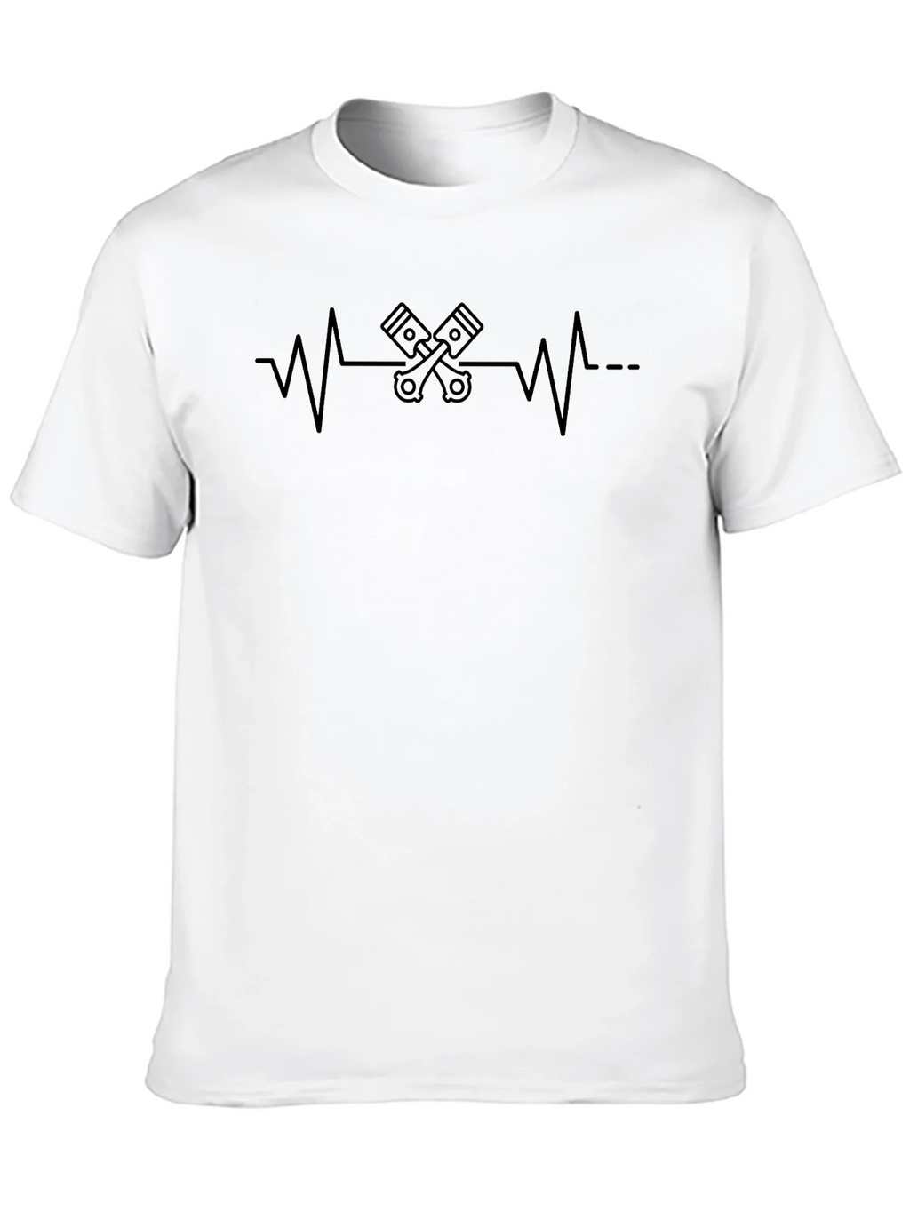 Engine Heartbeat Graphic Tee - Black product image 9