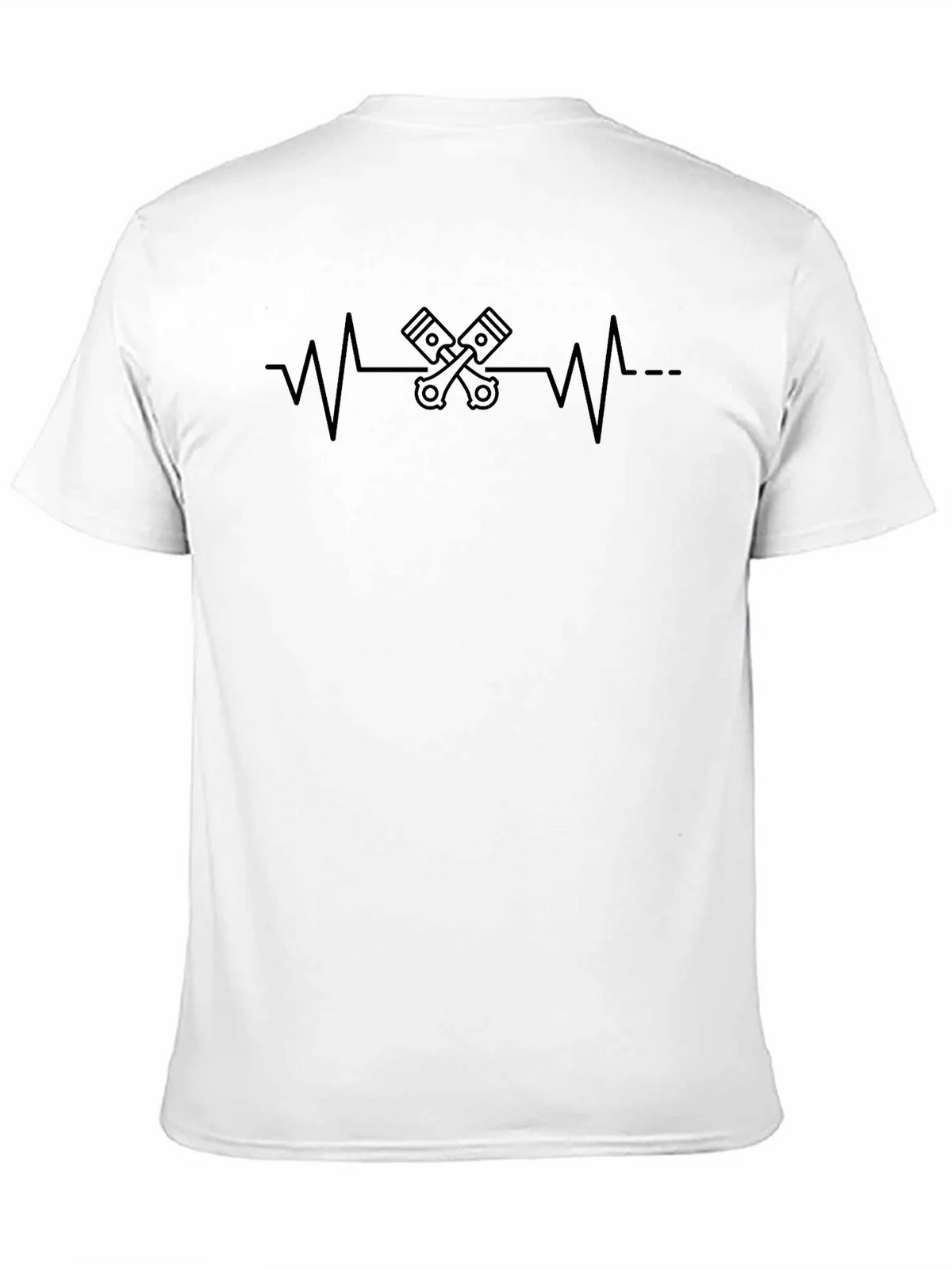 Engine Heartbeat Graphic Tee - Black product image 10