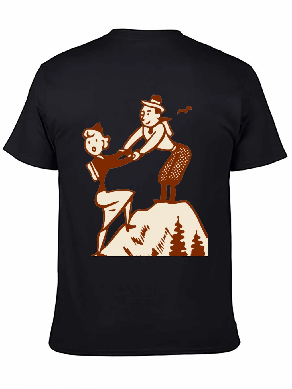 Vintage Hiking Couple Graphic Tee product image 4