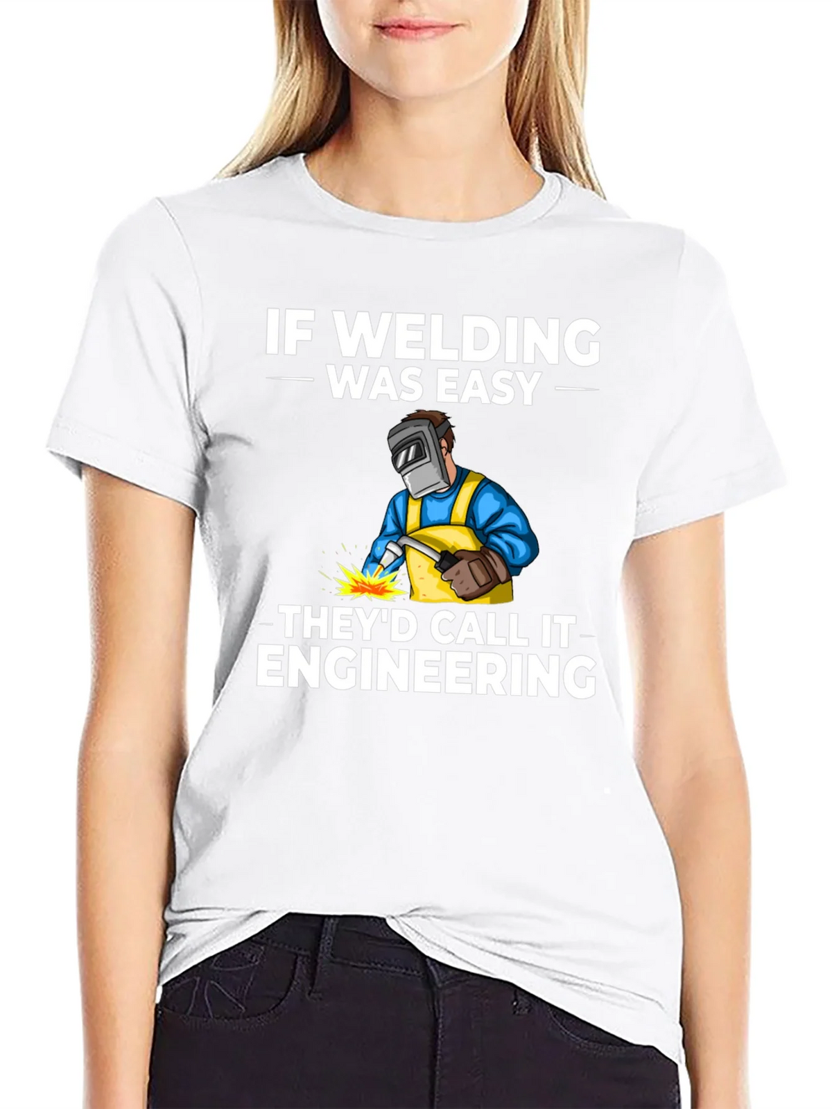 Welding Humor T-Shirt: If Was Easy product image 8