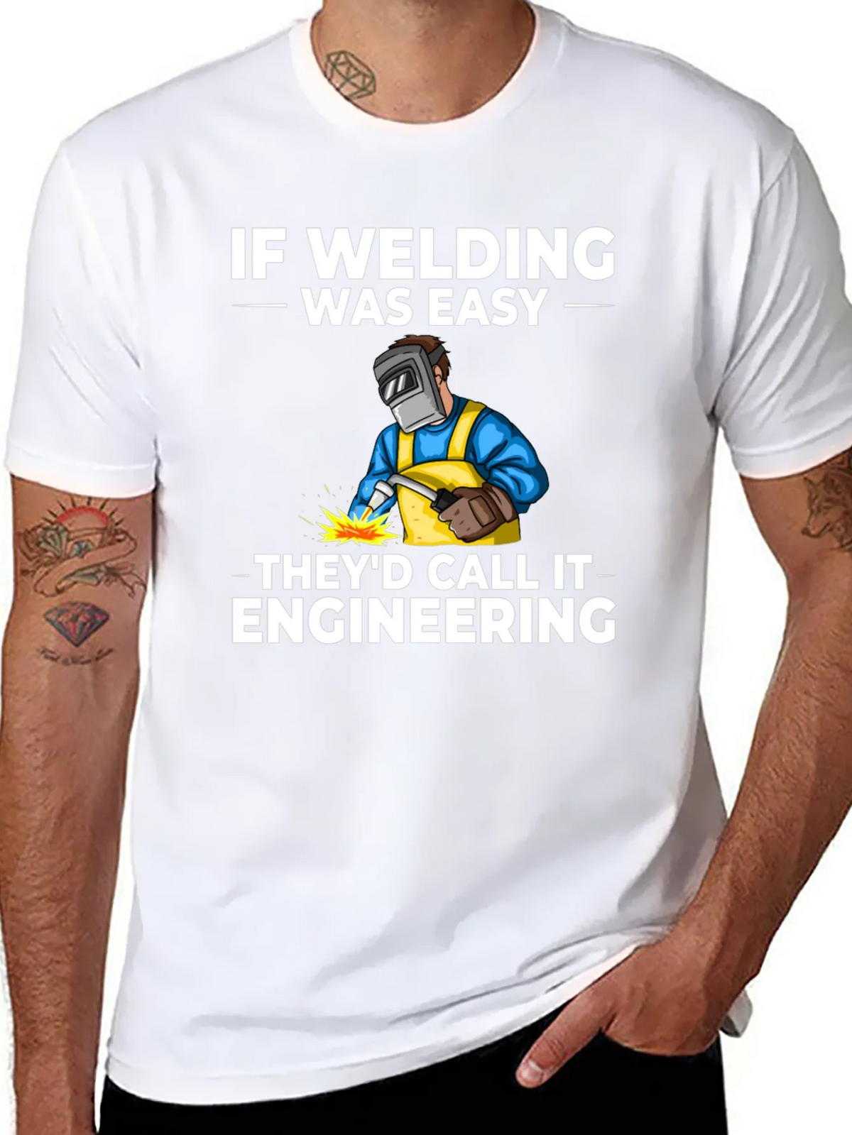 Welding Humor T-Shirt: If Was Easy product image 7