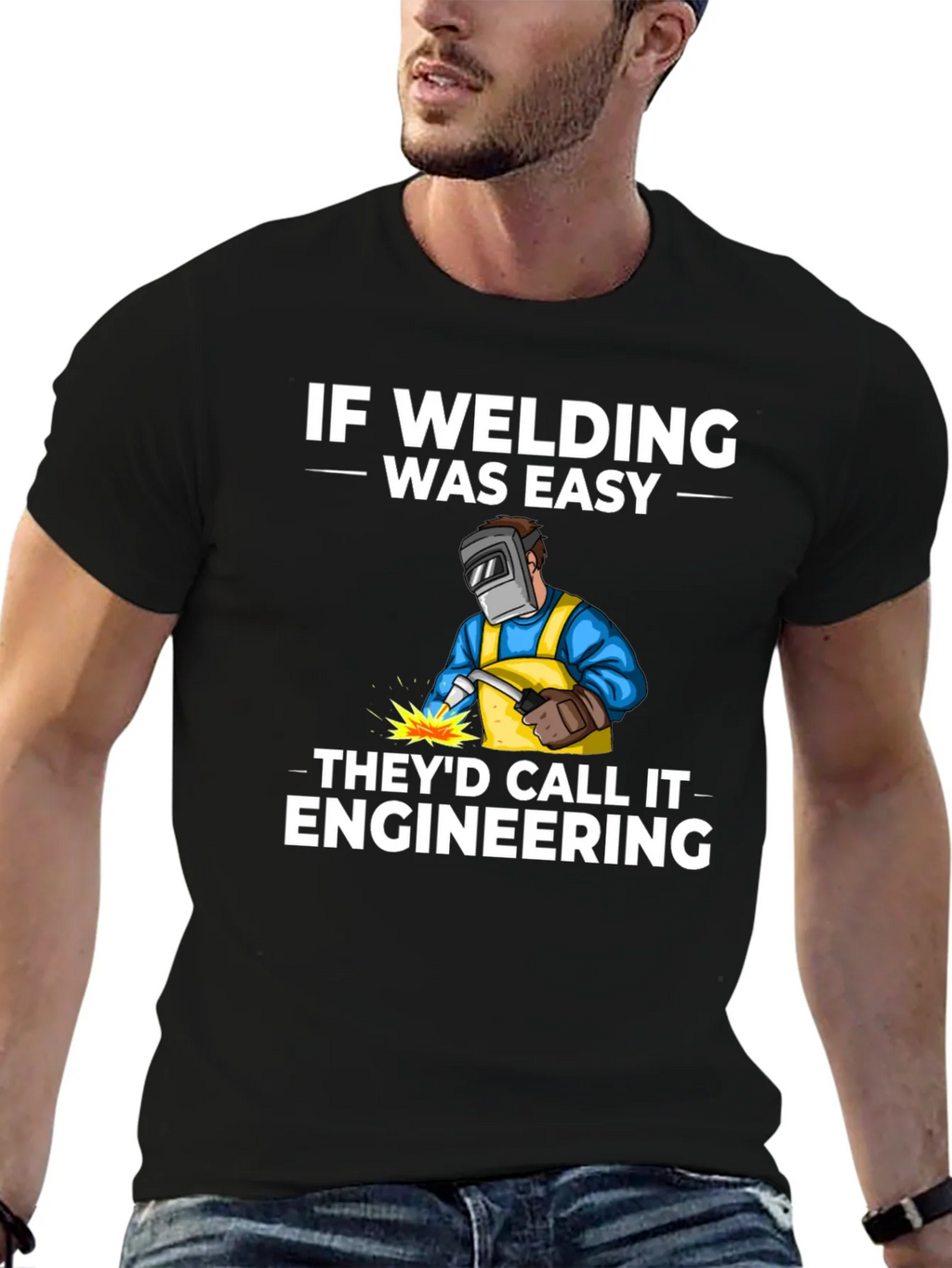Welding Humor T-Shirt: If Was Easy product image 6