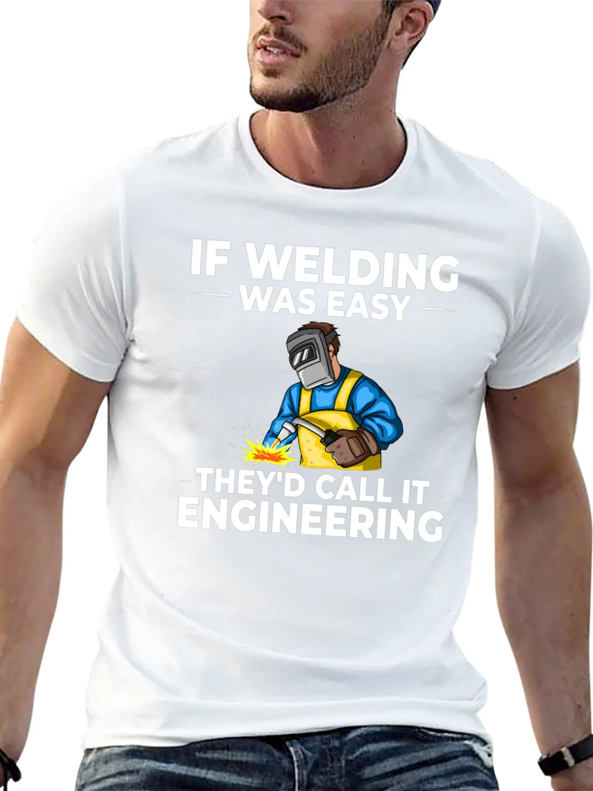 Welding Humor T-Shirt: If Was Easy product image 12