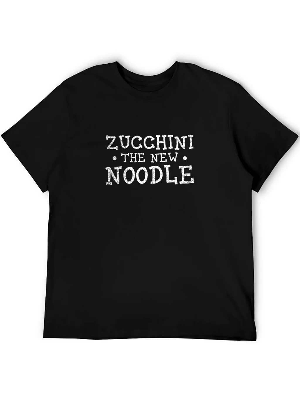 Zucchini The New Noodle Black Graphic T-Shirt product image 5