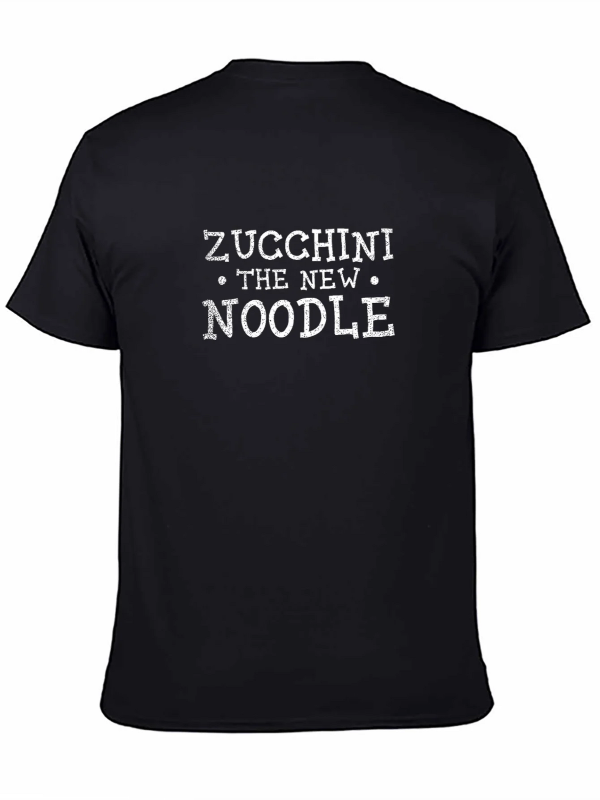 Zucchini The New Noodle Black Graphic T-Shirt product image 4
