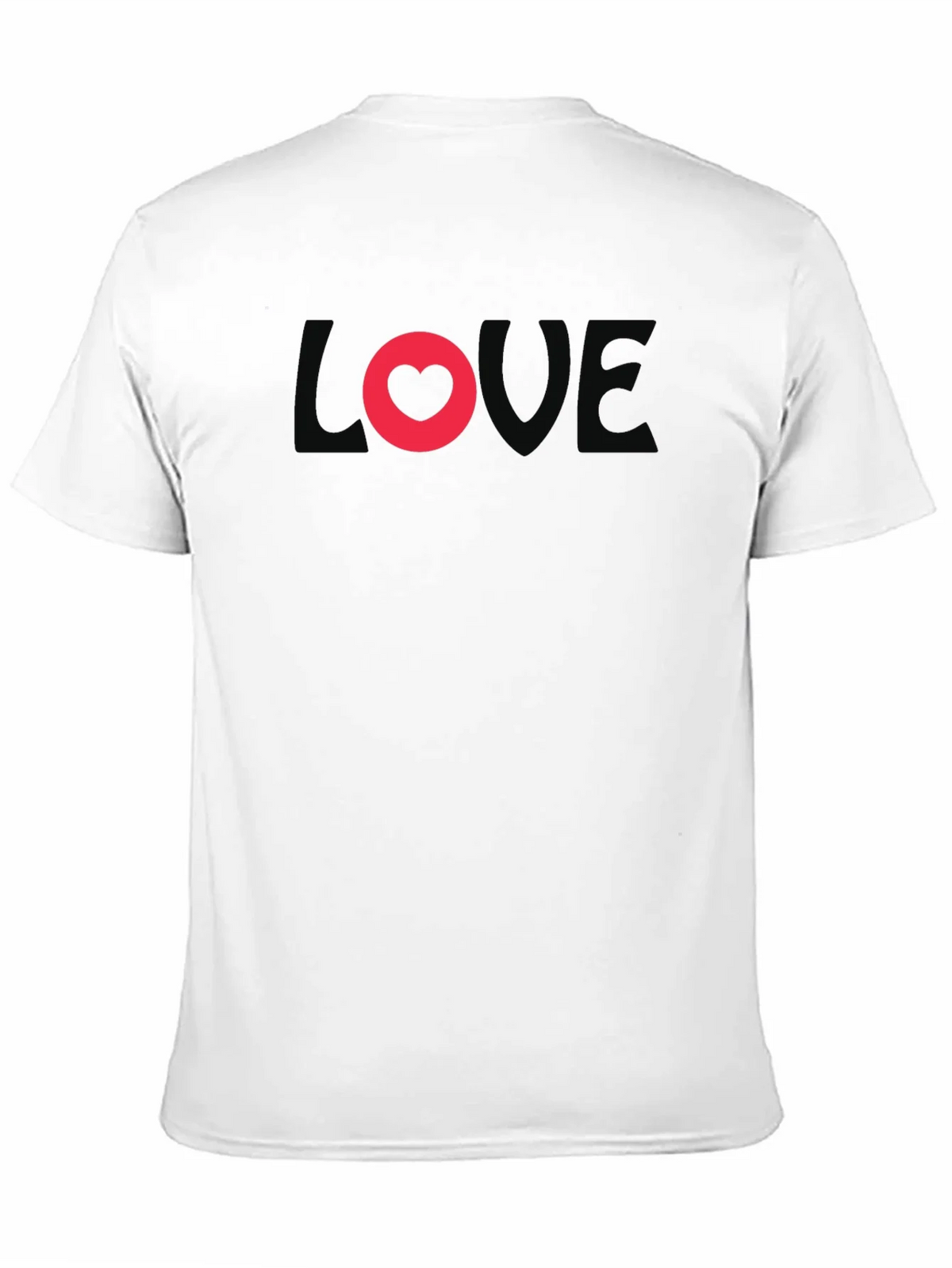 Love Heart Graphic Black T-Shirt product image 9