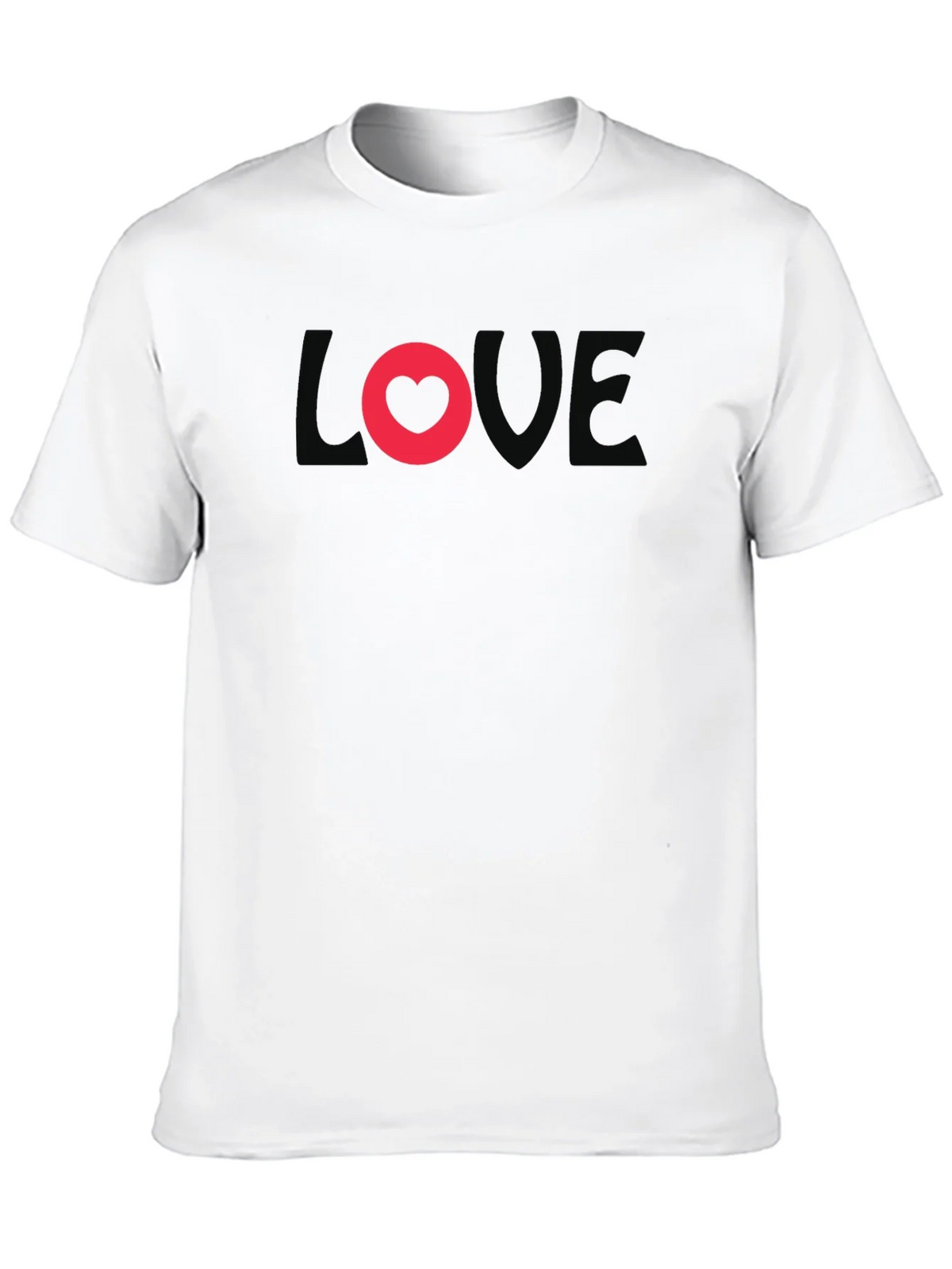 Love Heart Graphic Black T-Shirt product image 8