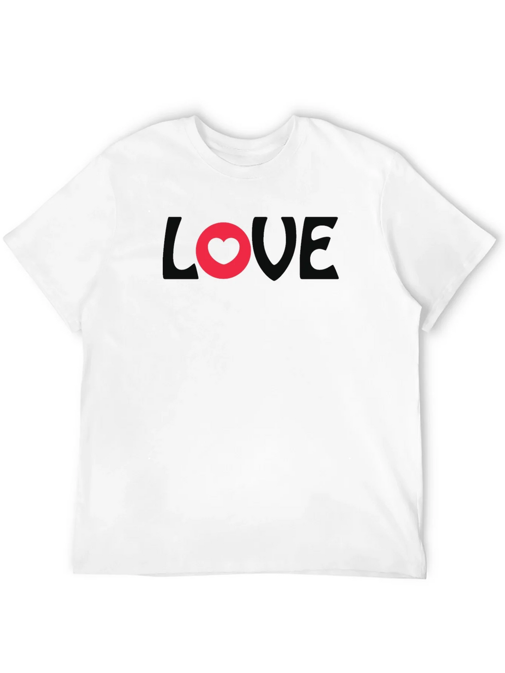 Love Heart Graphic Black T-Shirt product image 10