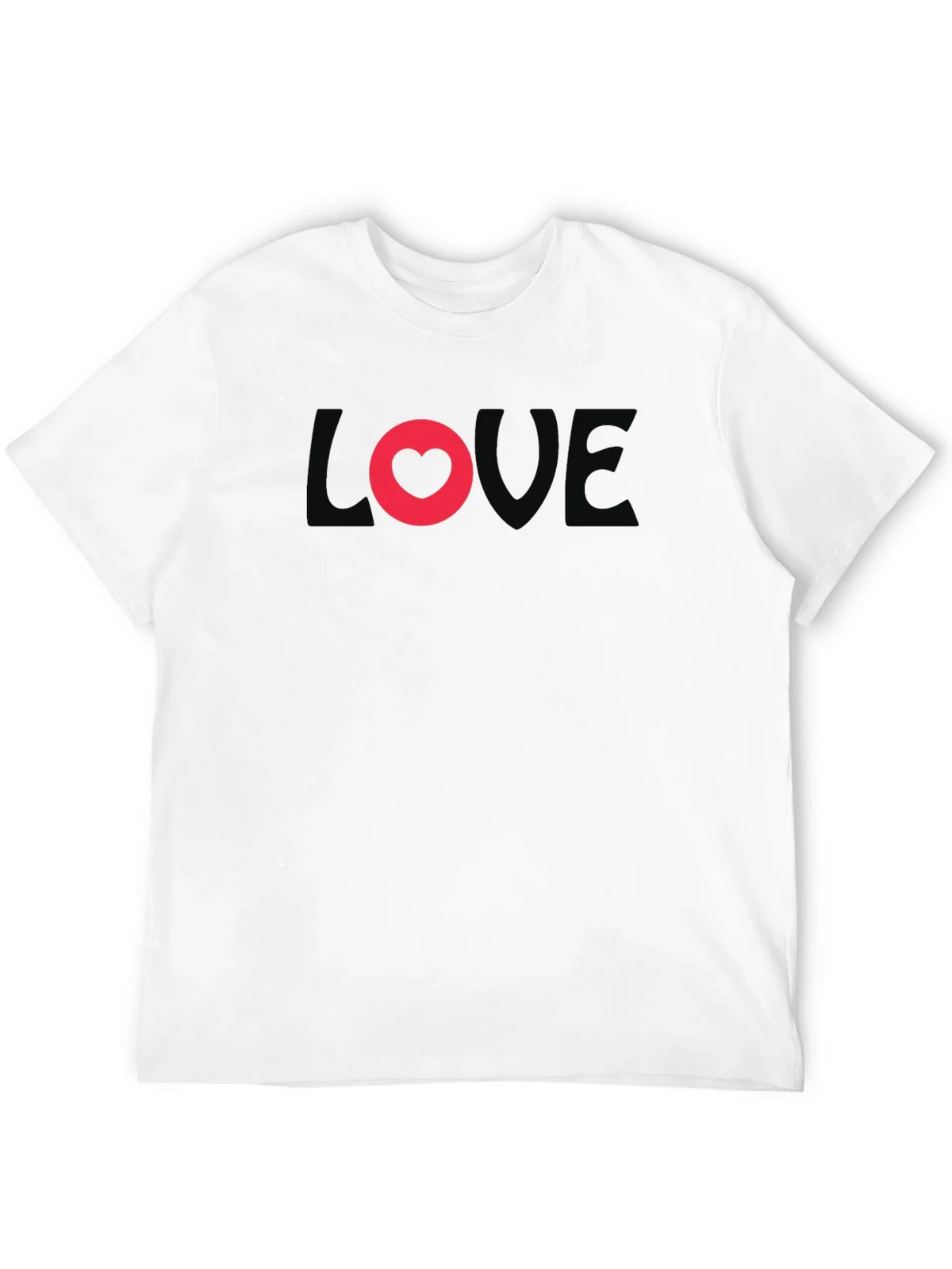 Love Heart Graphic Black T-Shirt product image 10