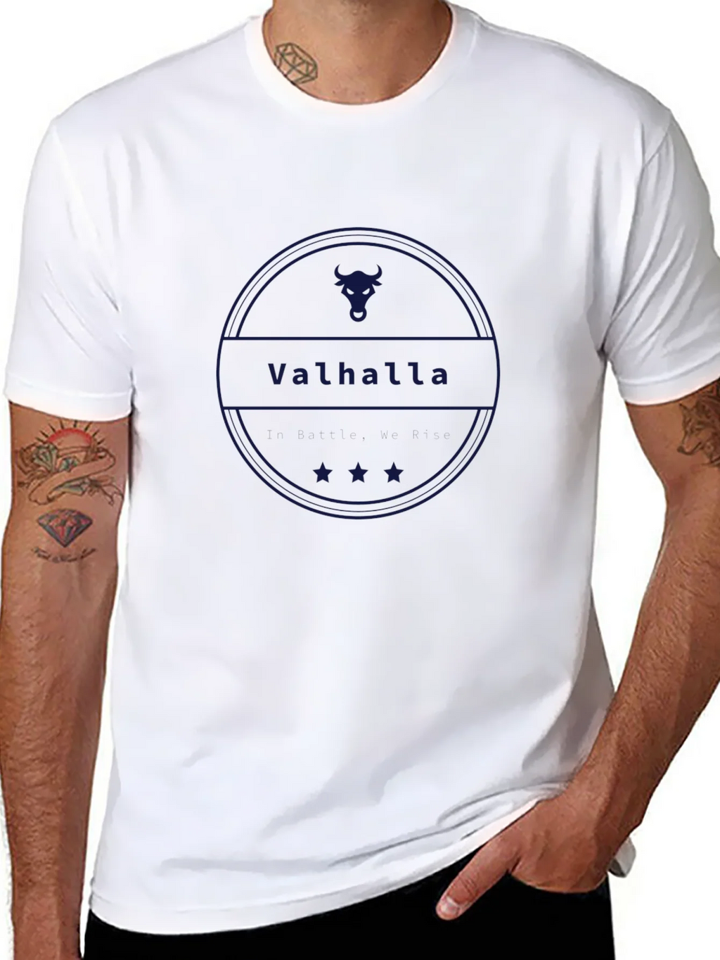 Valhalla Viking Graphic Tee - Black product image 7