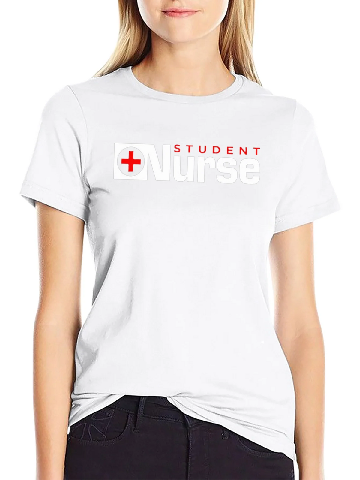 Student Nurse Graphic Tee - Black product image 6