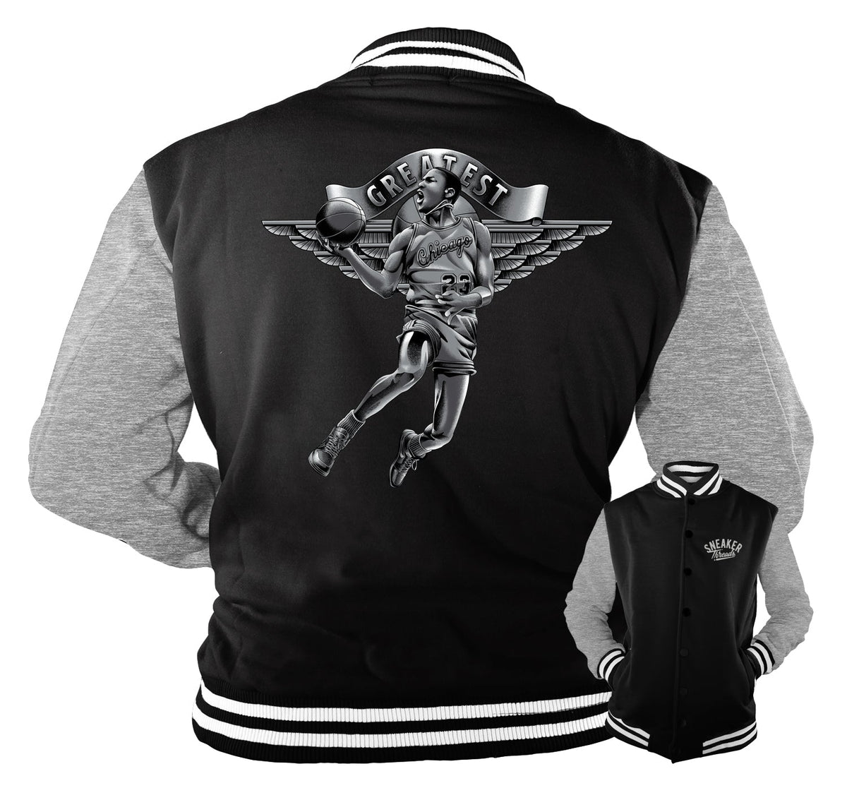 Retro 1 Silver Toe Greatest Jacket